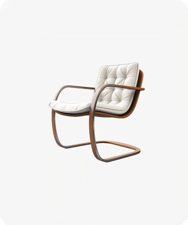 The Emery Cantilever Accent Chair